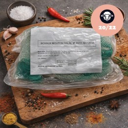 Boyaux de mouton Ø 20/22 HALAL (120 mètres)