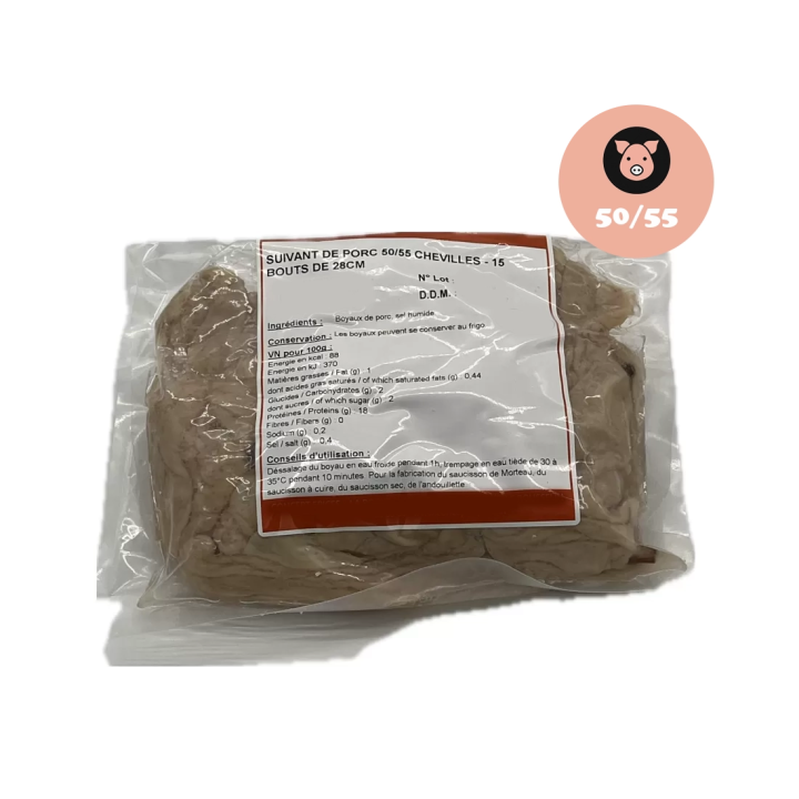 Suivant de porc chevillé Ø 50/55 (15 bouts)